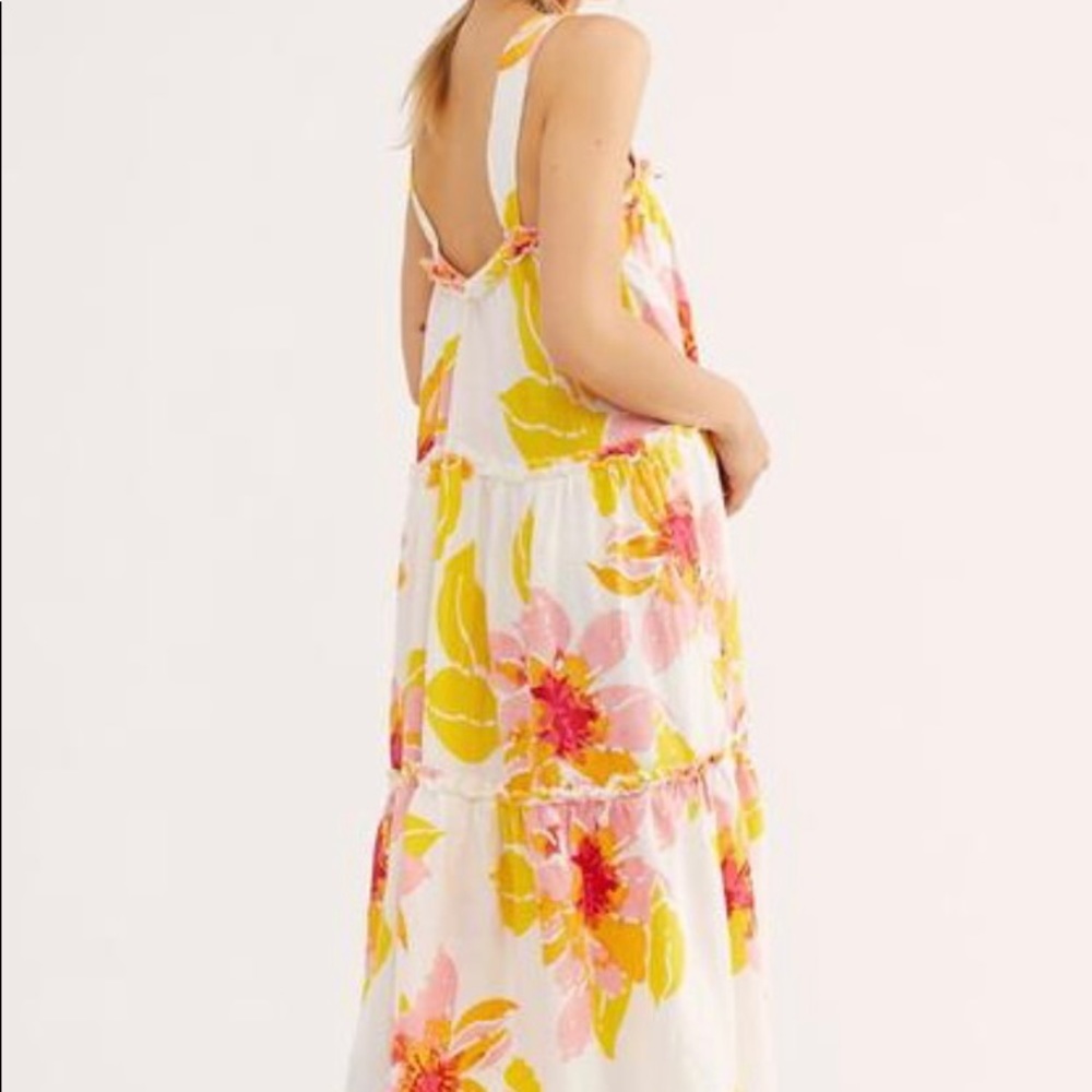 NWT Free People Moonshine Midi Dress - Picture 2 of 9